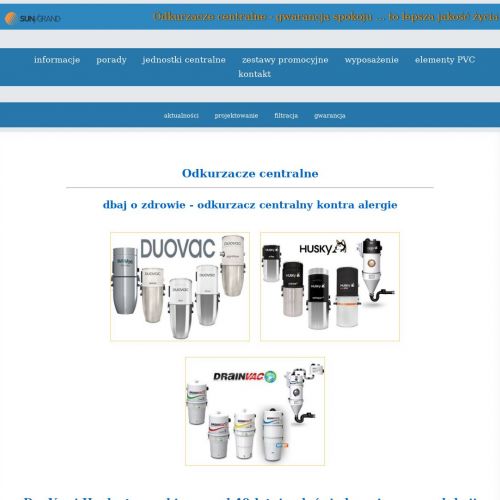 Serwis odkurzaczy centralnych Zgierz