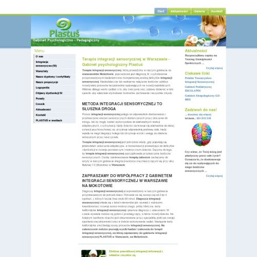 Warszawa - terapia sensoryczna dla dzieci