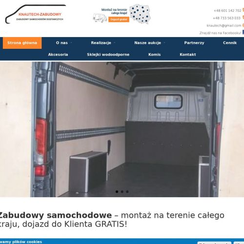 Zabudowy samochodów użytkowych