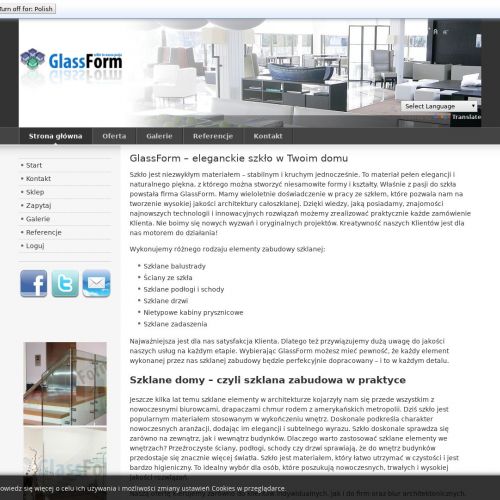 Szklane ściany Dąbrowa Górnicza