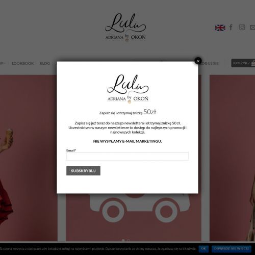 Sukienka koronkowa granatowa