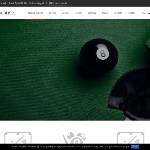 Stół bilardowy składany