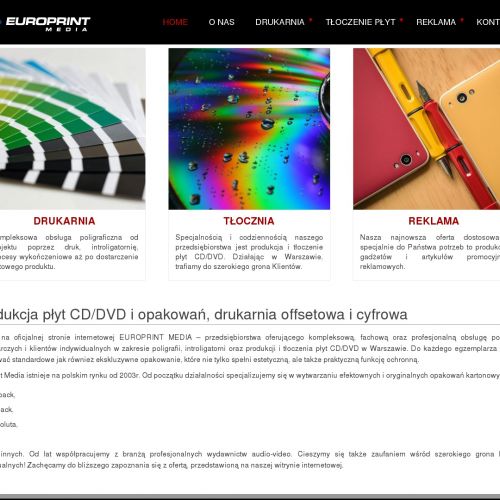 Drukarnia płyt cd w Warszawie