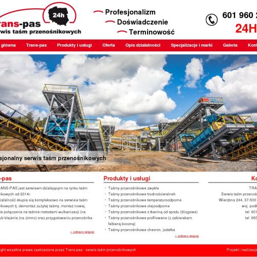 Warszawa - taśmy gumowe transportowe