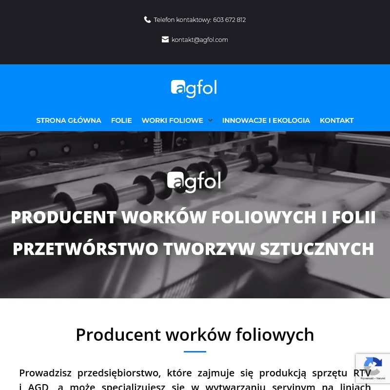 Rękawy foliowe z nadrukiem