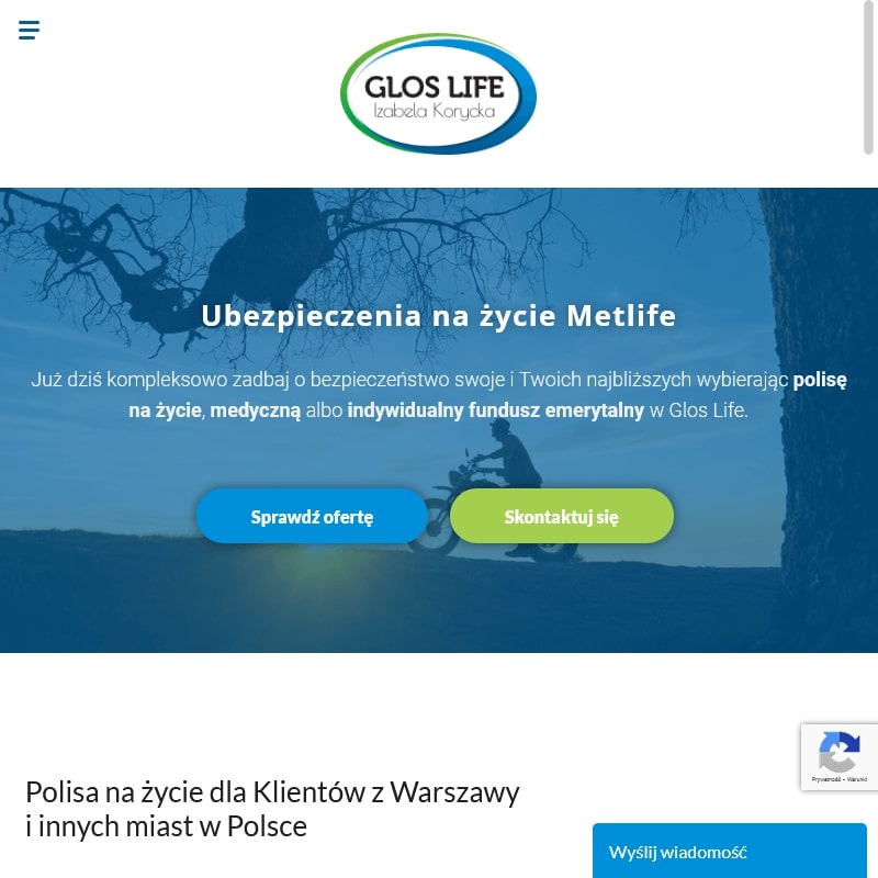 Warszawa - indywidualna polisa na życie