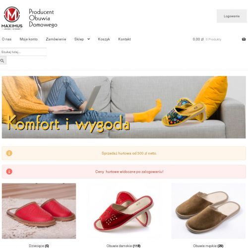 Męskie laczki domowe