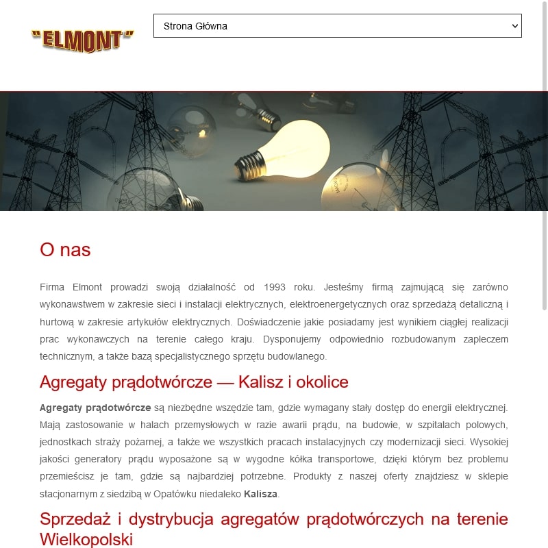 Opatówek - agregaty prądotwórcze z rozrusznikiem