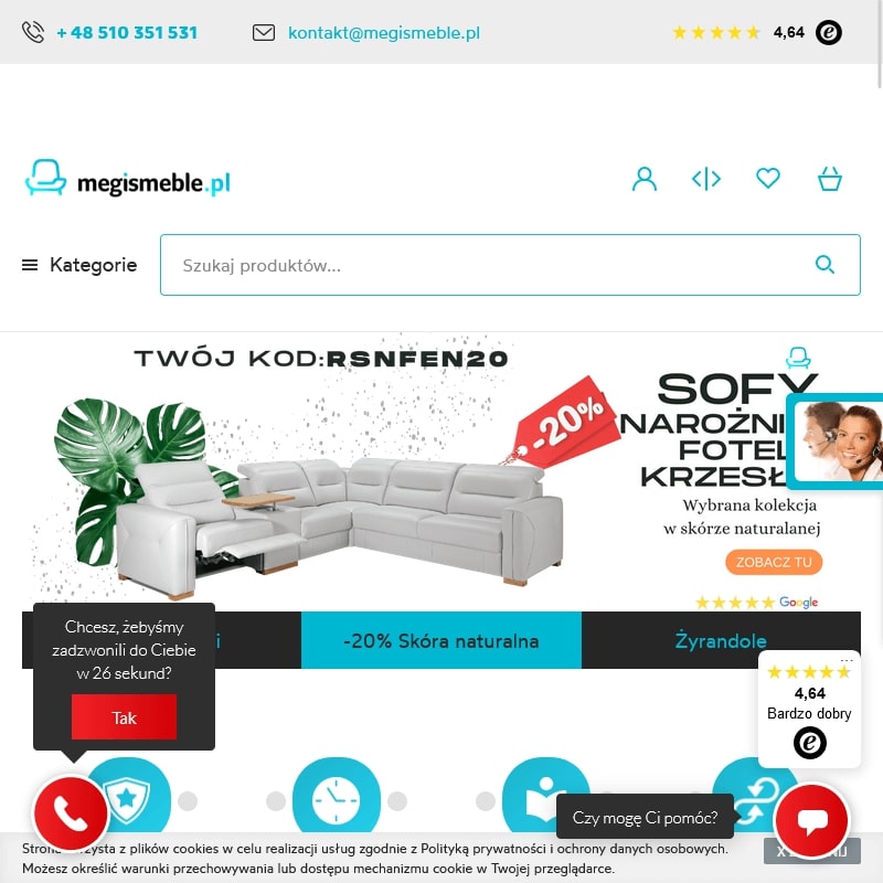 Nowoczesne wersalki - Warszawa