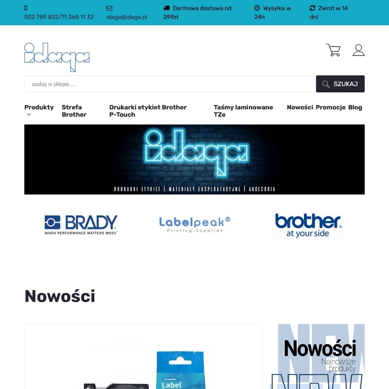 Drukarka etykiet logistycznych