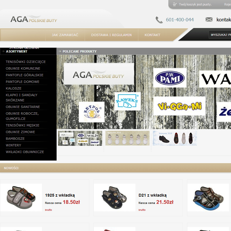 Klapki męskie żelbut