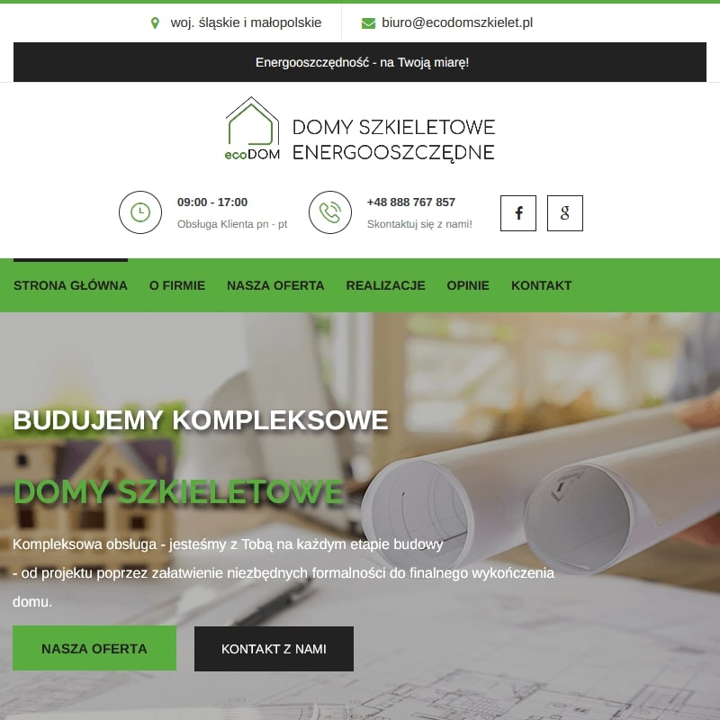 Budowa domów szkieletowych małopolska w Oświęcimiu