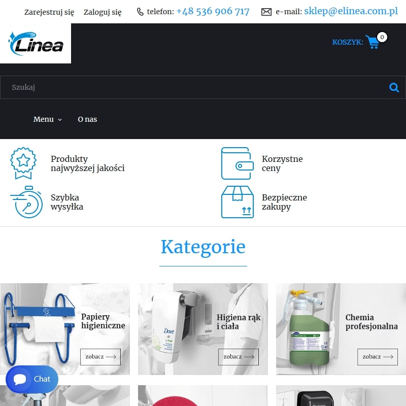 Wózek serwisowy do sprzątania