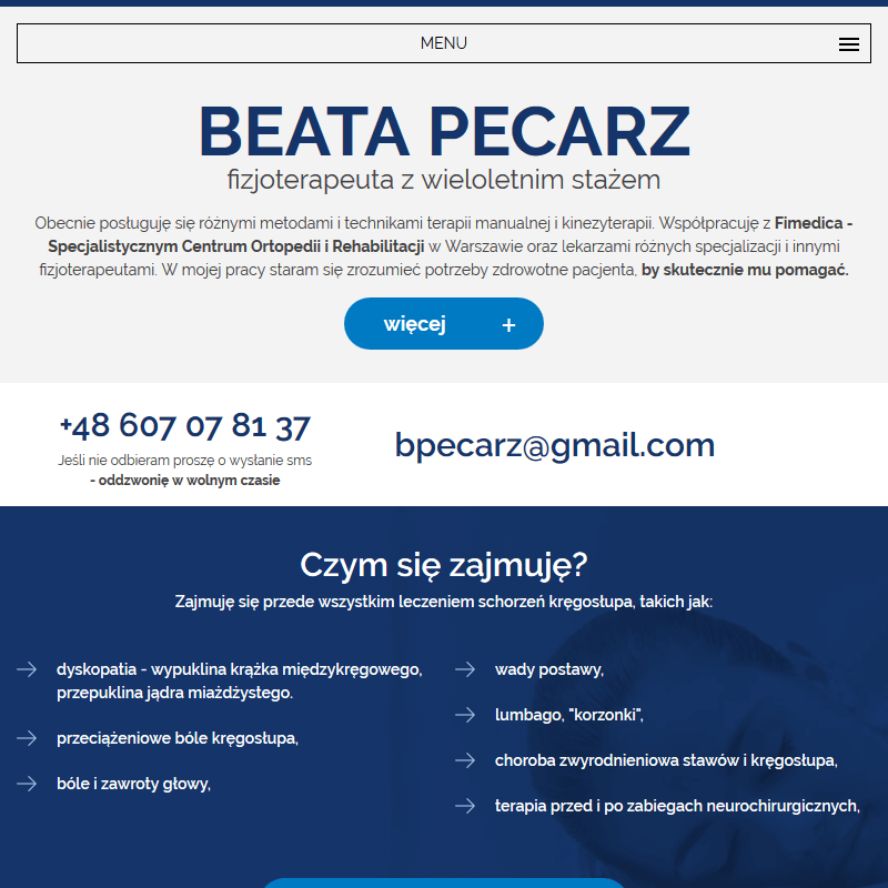 Rehabilitacja kręgosłupa szyjnego Warszawa