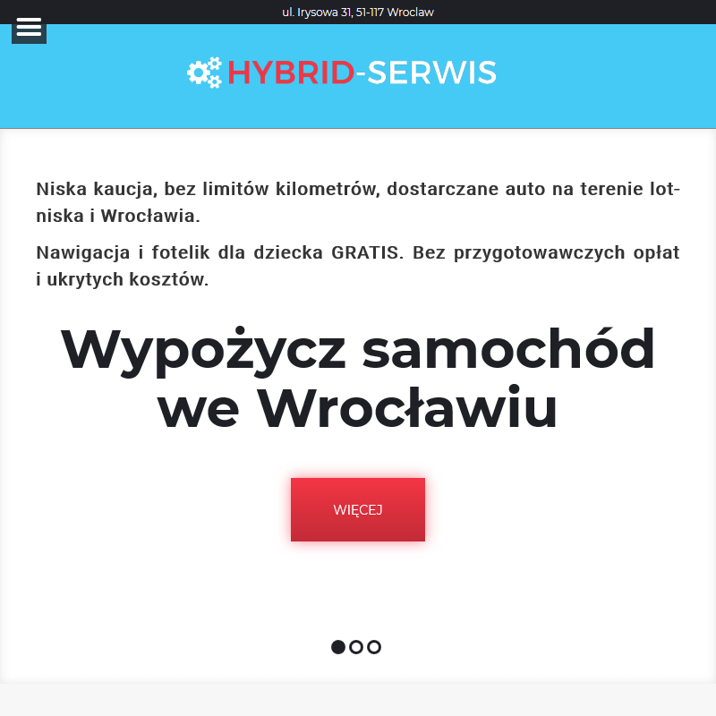 Wynajem samochodów hybrydowych wroclaw w Wrocławiu