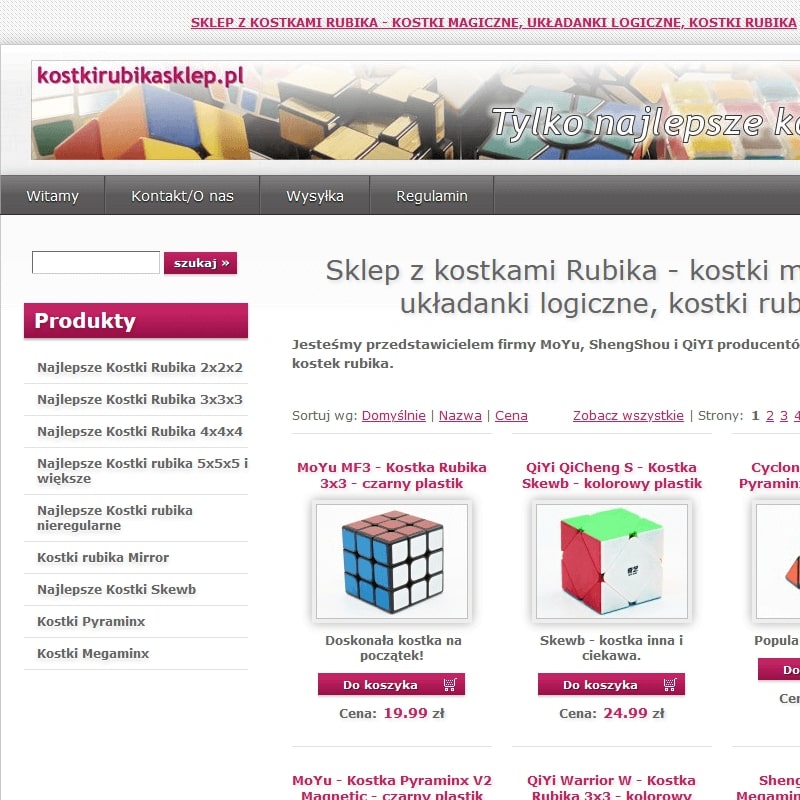 Magiczna kostka sklep