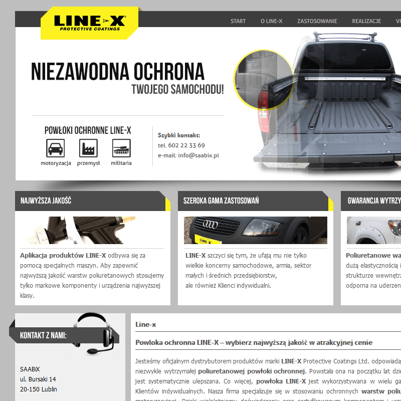 Powłoka ochronna line-x w Lublinie