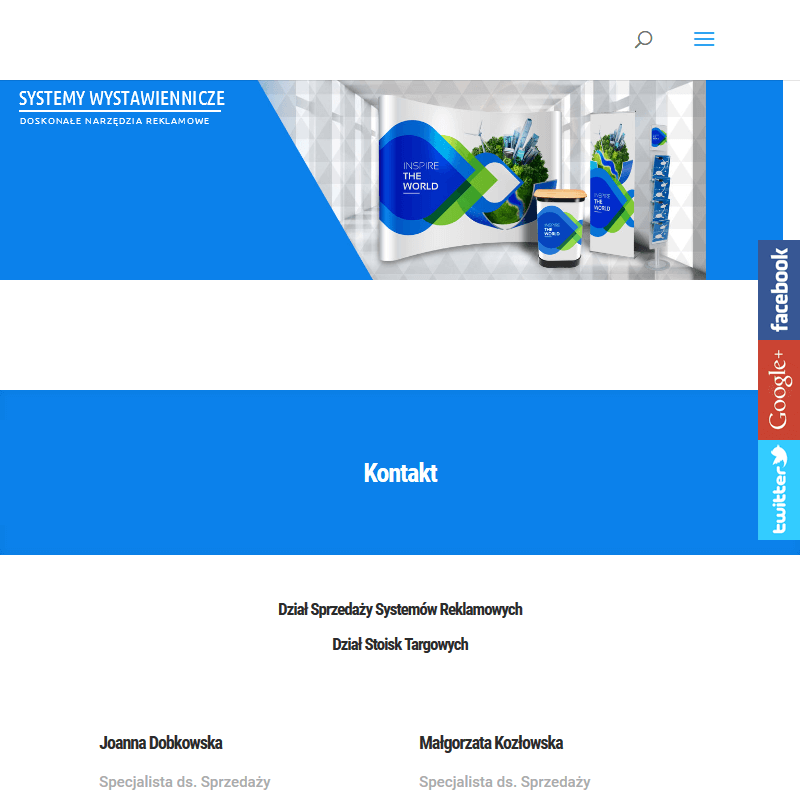 Gdańsk - lada promocyjna pup-up