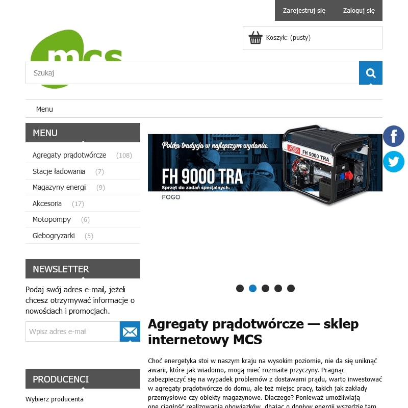 Agregat prądotwórczy inwertorowy fogo