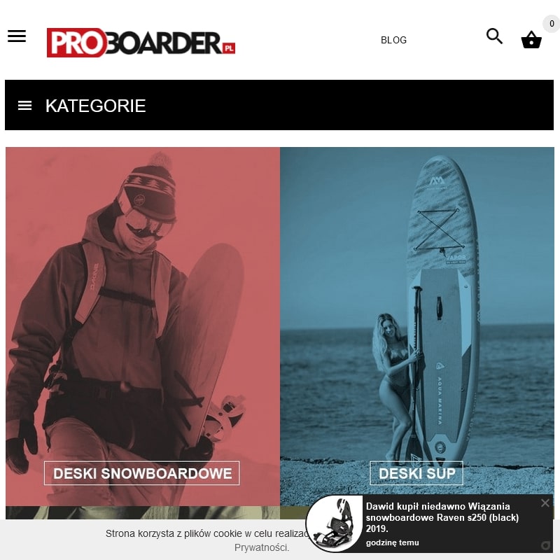 Deski snowboardowe męskie