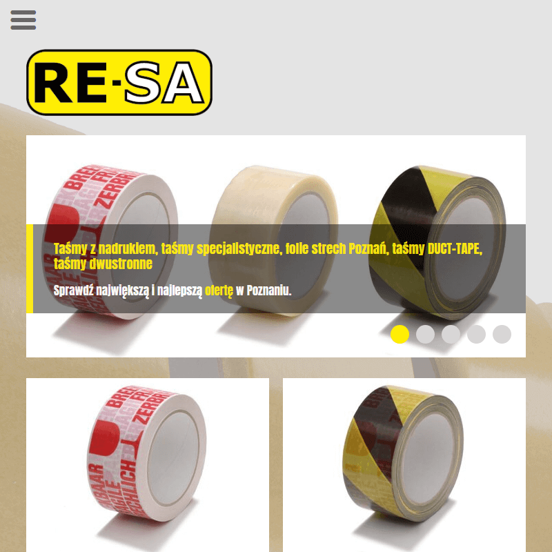 Taśmy do pakowania paczek