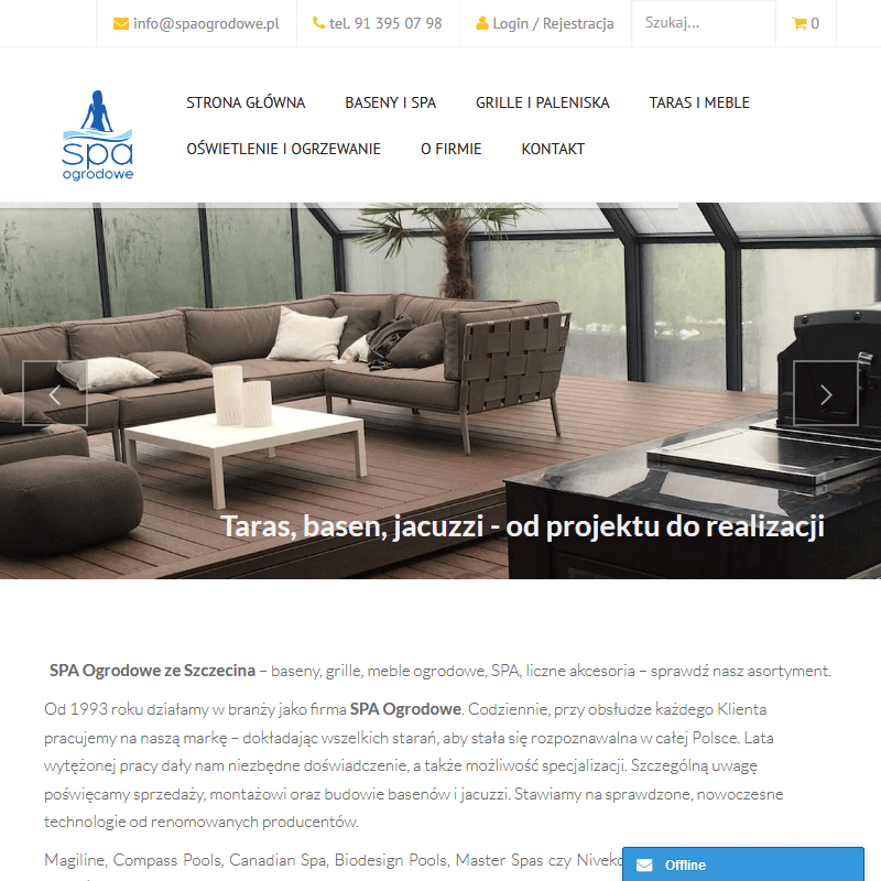 Meble ogrodowe - Szczecin