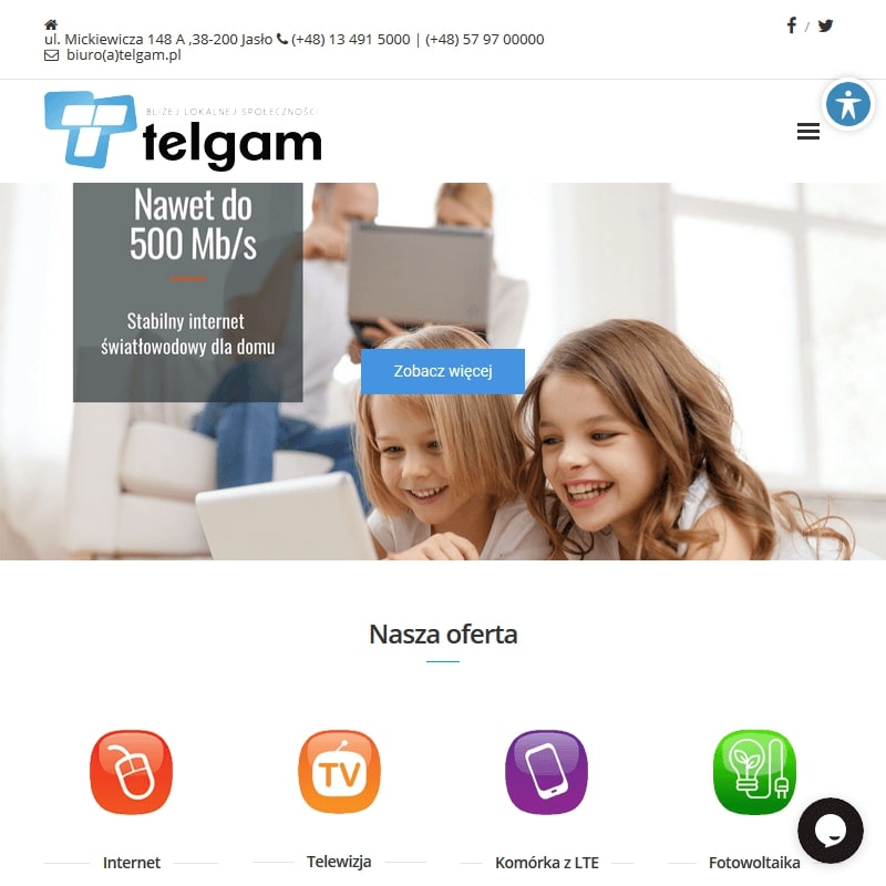 Dostawca internetu światłowodowego w Krośnie